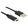 Image de Delock - Câble USB - 24 pin USB-C (M) pour USB (M) - USB 2.0 - 3 A - 50 cm - noir
