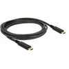 Image de Delock - Câble USB - USB-C (M) pour USB-C (M) - USB 3.1 Gen 1 - 3 A - 2 m - noir