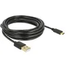 Image de Delock - Câble USB - USB (M) pour USB-C (M) - USB 2.0 - 3 A - 4 m - noir
