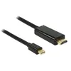 Image de Delock High Speed HDMI - Câble adaptateur - Mini DisplayPort mâle pour HDMI mâle - 2 m - noir - support 1080p
