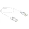 Image de Delock - Cordon de raccordement - RJ-45 (M) pour RJ-45 (M) - 50 cm - UTP - CAT 6 - sans halogène - blanc