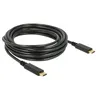 Image de Delock - Câble USB - 24 pin USB-C (M) pour 24 pin USB-C (M) - USB 2.0 - 3 A - 4 m - noir