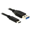 Image de Delock - Câble USB - USB-C (M) pour USB type A (M) - USB 3.1 Gen 2 - 50 cm - connecteur C réversible - noir