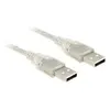 Image de Delock - Câble USB - USB (M) pour USB (M) - USB 2.0 - 50 cm - transparent