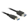 Image de Delock - Rallonge de câble USB - USB type A (M) pour USB type A (F) - USB 3.0 - 1 m - noir