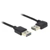 Image de Delock Easy - Câble USB - USB (M) reversible pour USB (M) reversible - USB 2.0 - 2 m - noir