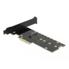 Image de Delock Adaptateur de bus hÃ´te PCIe x4 - M.2, NVMe, Key M, LED RGB, ContrÃ´leur mÃ©moire