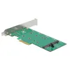 Image de Delock PCI Express Card > 2 x internal M.2 Key B with RAID - Contrôleur de stockage - M.2 Card profil bas - 6 Go/s - RAID 0 1 - PCIe 2.0 x4