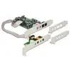 Image de Delock - Carte son - 24 bits - 192 kHz - 92 dB rapport signal à bruit - 7.1 - PCIe - CM8828+CM9882A