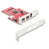 Image de Delock - Adaptateur FireWire - PCIe 1.1 profil bas - FireWire 800, FireWire