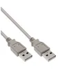 Image de InLine - Câble USB - USB (M) pour USB (M) - 50 cm - beige