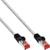 Image de InLine 4043718100545 cÃ¢ble de rÃ©seau Transparent 0,3 m Cat6 S/FTP (S-STP)