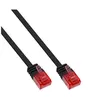 Image de InLine - Cordon de raccordement - RJ-45 (M) pour RJ-45 (M) - 2 m - UTP - CAT 6 - plat - noir