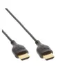 Image de InLine Super Slim High Speed HDMI Cable with Ethernet - Câble HDMI avec Ethernet - HDMI mâle pour HDMI mâle - 1.8 m - triple blindage - noir - support 4K