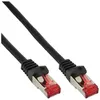 Image de InLine - Cordon de raccordement - RJ-45 (M) pour RJ-45 (M) - 40 m - SFTP, PiMF - CAT 6 - moulé, sans crochet - noir