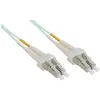 Image de Câble duplex à fibres optiques InLine® LC / LC 50 / 125µm OM3 50m
