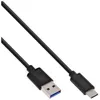 Image de InLine - Câble USB - USB-C (M) pour USB type A (M) - USB 3.1 - 3 A - 1 m - noir