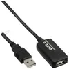 Image de InLine - Rallonge de câble USB - USB (M) pour USB (F) - USB 2.0 - 5 m - actif - noir
