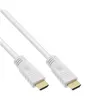Image de InLine High Speed - Câble HDMI avec Ethernet - HDMI mâle pour HDMI mâle - 7.5 m - triple blindage - blanc - moulé, support 4K