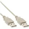 Image de InLine - Câble USB - USB (M) pour USB (M) - USB 2.0 - 30 cm - beige