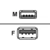 Image de Sharkoon - Rallonge de câble USB - USB (F) pour USB (M) - USB 2.0 - 2 m - noir