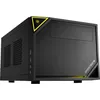 Image de Sharkoon SHARK ZONE C10 - Tour - mini ITX - pas d'alimentation (ATX12V / SFX12V) - noir, jaune - USB/Audio