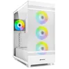 Image de Sharkoon Sharkoon Rebel C50 White RGB ATX Rebel C50 RGB - Boîtier moyen tour - Blanc - RGB - Verre Trempé