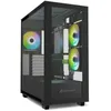 Image de Sharkoon Sharkoon Rebel C60 Black RGB ATX Rebel C60 RGB - Boîtier moyen tour - Noir - RGB - Fenêtre