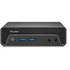 Image de Shuttle XPC nano NE1010XA - Mini PC N-series N100 / jusqu'à 3.4 GHz - RAM 8 Go - SSD 250 Go - UHD Graphics - Gigabit Ethernet, IEEE 802.11ax (Wi-Fi 6), Bluetooth 5.2 - Aucun SE fourni - moniteur : aucun - noir