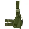 Image de Holster De Cuisse Droite Pour Droitier Vert Olive Miltec 16140001 Airsoft Etui Pistolet A Billes