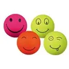 Image de 4 Smiley Balles, Caoutchouc, Ã 6 Cm - 3438