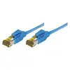 Image de exertis Connect - Cordon de raccordement - RJ-45 (M) pour RJ-45 (M) - 3 m - S/FTP - bleu