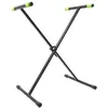 Image de Gravity Ksx 1 - Stand Clavier - ModÃ¨le En X - Acier ThermolaquÃ© - Coloris Noir