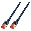 Image de EFB-Elektronik - Cordon de raccordement - RJ-45 (M) pour RJ-45 (M) - 0.25 m - SFTP - CAT 6 - démarré, sans halogène - noir
