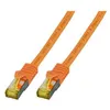 Image de EFB-Elektronik - Cordon de raccordement - RJ-45 (M) pour RJ-45 (M) - 2 m - SFTP, PiMF - CAT 7 - démarré, sans halogène, moulé - orange