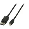 Image de EFB-Elektronik - Câble DisplayPort - Mini DisplayPort (M) pour DisplayPort (M) - DisplayPort 1.2 - 3 m - moulé, support 4K - noir