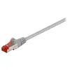Image de goobay - Cordon de raccordement - RJ-45 (M) pour RJ-45 (M) - 10 m - SFTP, PiMF - CAT 6 - sans halogène, moulé, sans crochet - gris