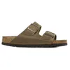 Image de Mules Birkenstock Arizona Sfb Cuir W Marron - 40