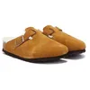 Image de Birkenstock Boston Shearling Sandales Marron - 43