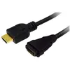 Image de LogiLink High Speed with Ethernet - HDMI avec câble d'extension Ethernet - 3 m