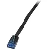 Image de LogiLink cordon de raccordement - 20 m - noir