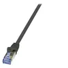 Image de LogiLink PrimeLine - Cordon de raccordement - RJ-45 (M) pour RJ-45 (M) - 5 m - SFTP, PiMF - CAT 7 - sans halogène, moulé, sans crochet - noir