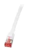 Image de LogiLink - Cordon de raccordement - RJ-45 (M) pour RJ-45 (M) - 7.5 m - U/FTP PiMF - CAT 6 - moulé sans crochet plat - blanc