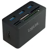Image de LogiLink Hub USB 3.0 avec lecteur de carte All-in-One noir