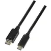 Image de LogiLink Câble de connexion USB-C - DisplayPort 30 m noir