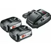 Image de Bosch Bosch Starter set 18V - 2 batteries 2,5Ah + chargeur AL1830CV