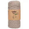 Image de Corde de Coton Recyclé Macramé Anchor Crafty Fine Metallic - 250gr - Anchor(...) - Beige Marron