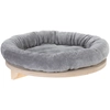 Image de Panier Natural Paradise avec fixation murale gris clair - pour chat