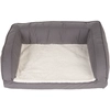 Image de Canapé orthopédique gris pour chien - taille XL : L 140 x l 80 x H 32 cm