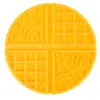 Image de Tapis à lécher Waffle pour chien et chat - 19,5 cm de diamètre x H 1 cm